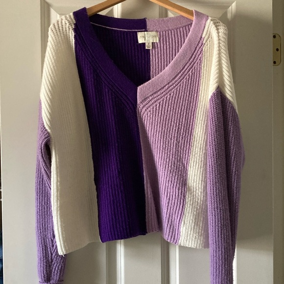 Francesca’s color block sweater - Picture 1 of 3